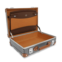 Porte-documents Centenary - Gris & Caramel & Chrome