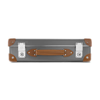 Porte-documents Centenary - Gris & Caramel & Chrome