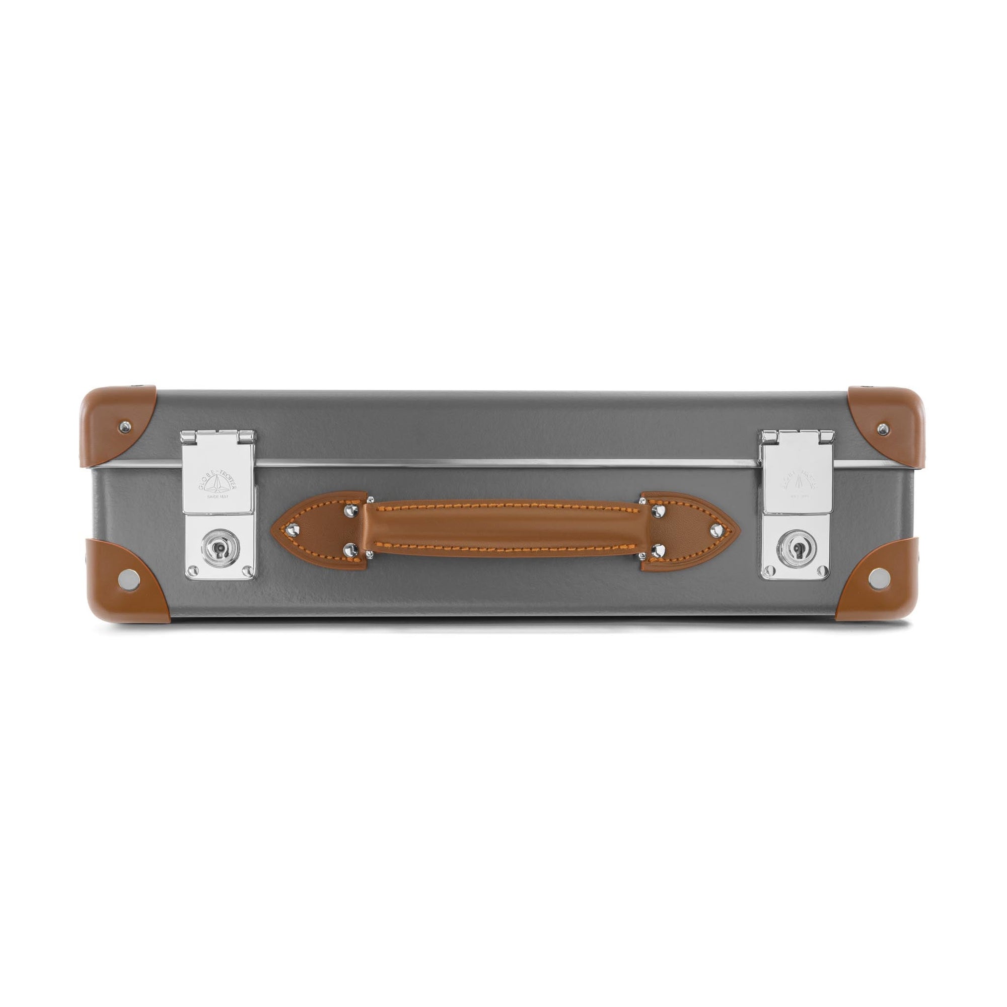 Porte-documents Centenary - Gris & Caramel & Chrome