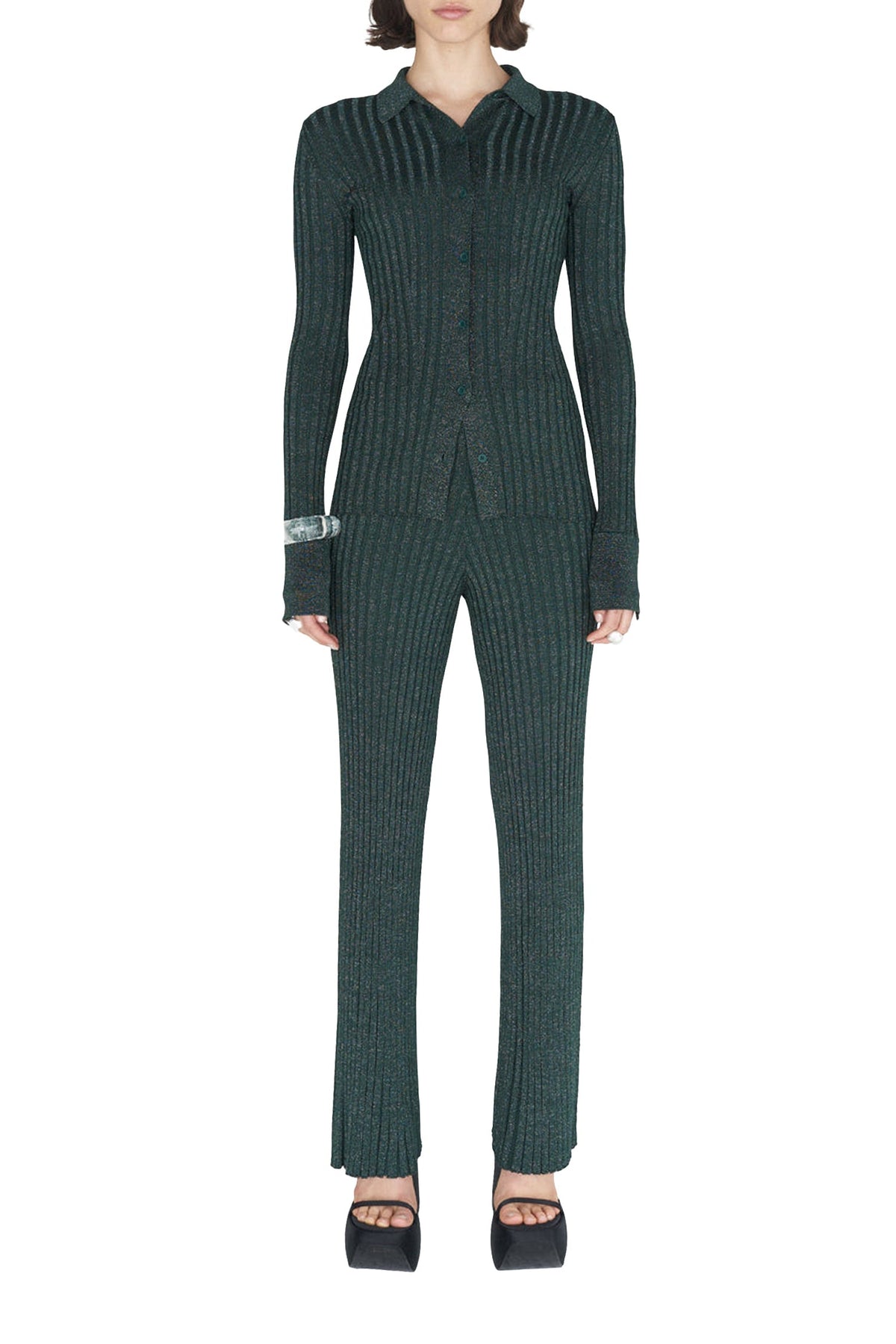 Metallic Rhea Trousers - Eden & Silver