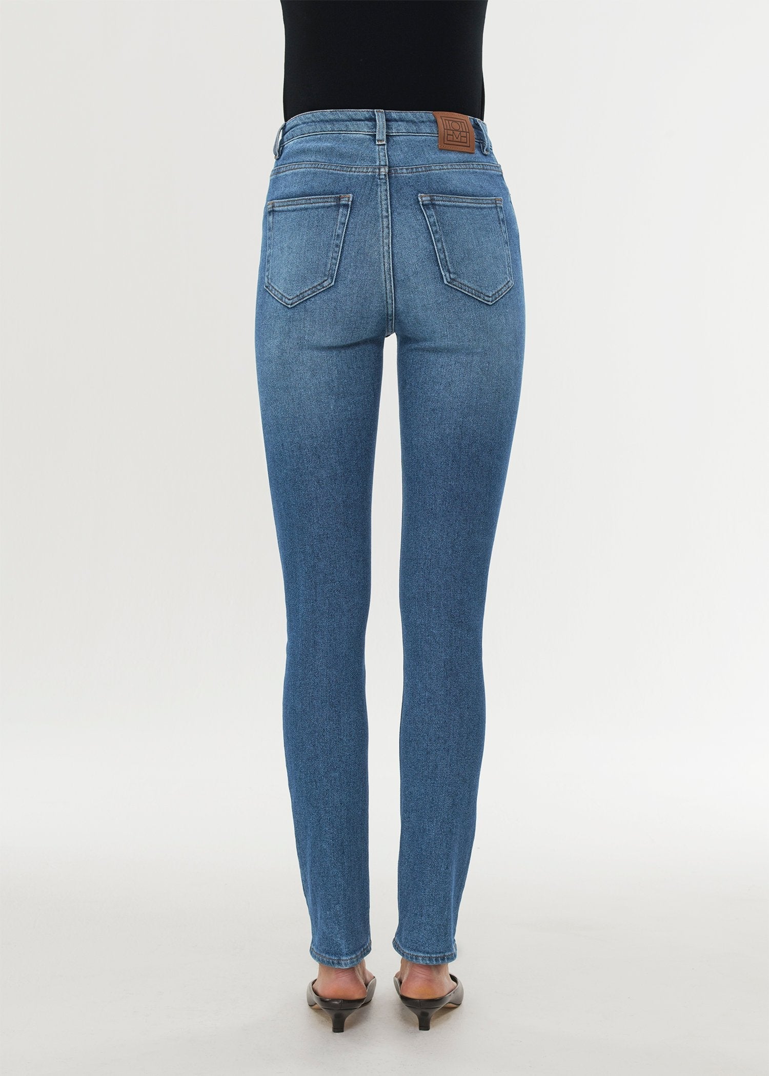 HIGH WAIST SKINNY DENIM JEANS