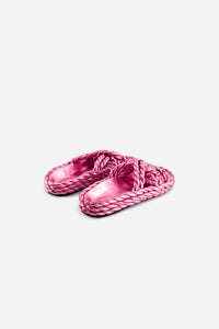 Sandales Milan Beach en cuir - Pink