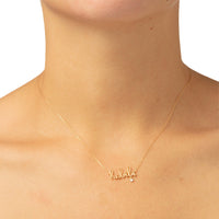 1qty RELIQUAT 390€/ QTY IN : 1-QTY OUT : 0- ST : 0% // Collier Habibi diamant -Jaune