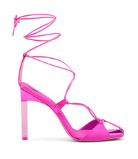 Adele lace-up pump 105mm - Fuchsia