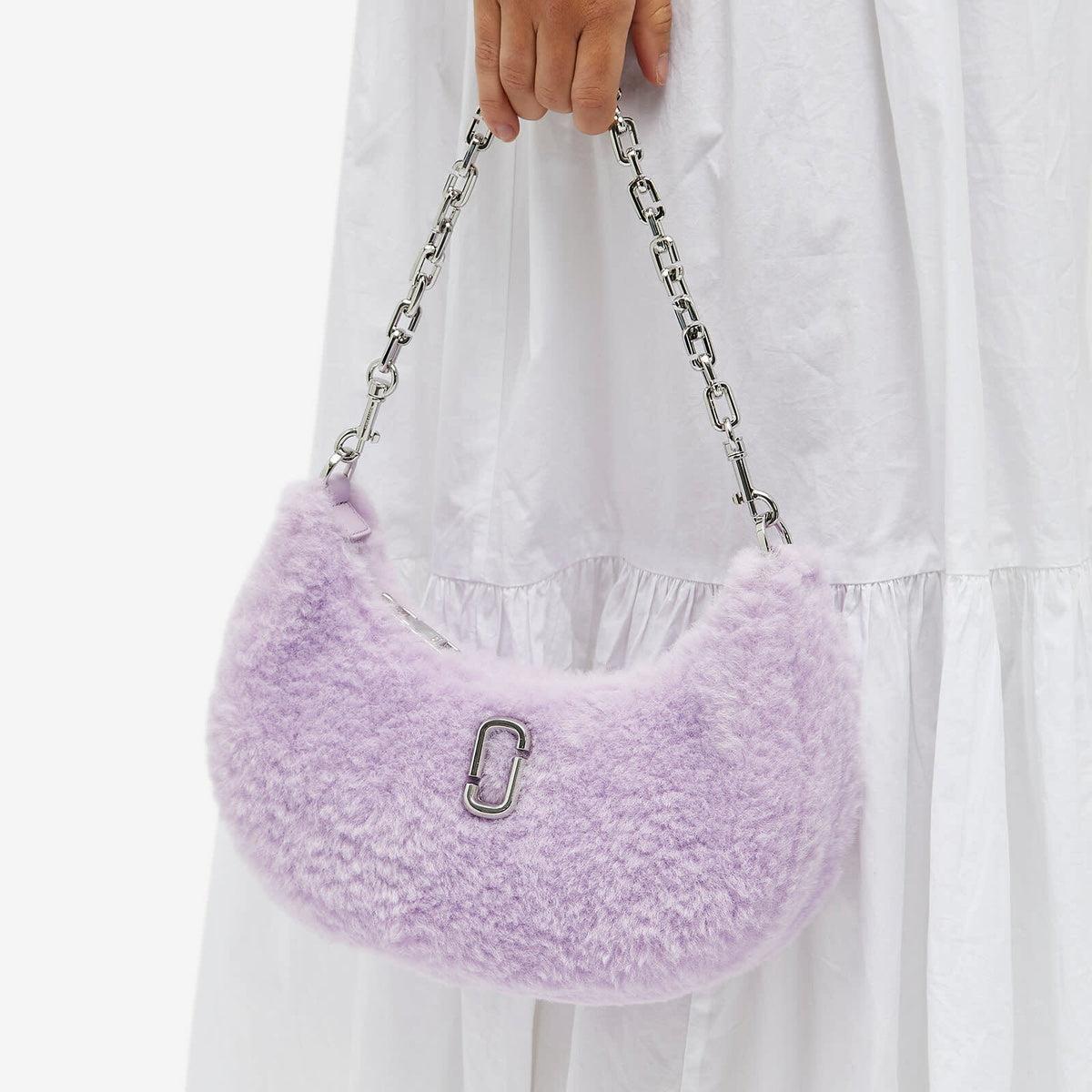 Sac The Curve en fausse fourrure - Lilac