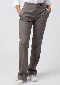 Pantalon prince de galles - Marron Foncé