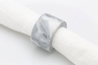 ANNEAU DE SERVIETTE MAUREEN BLANC