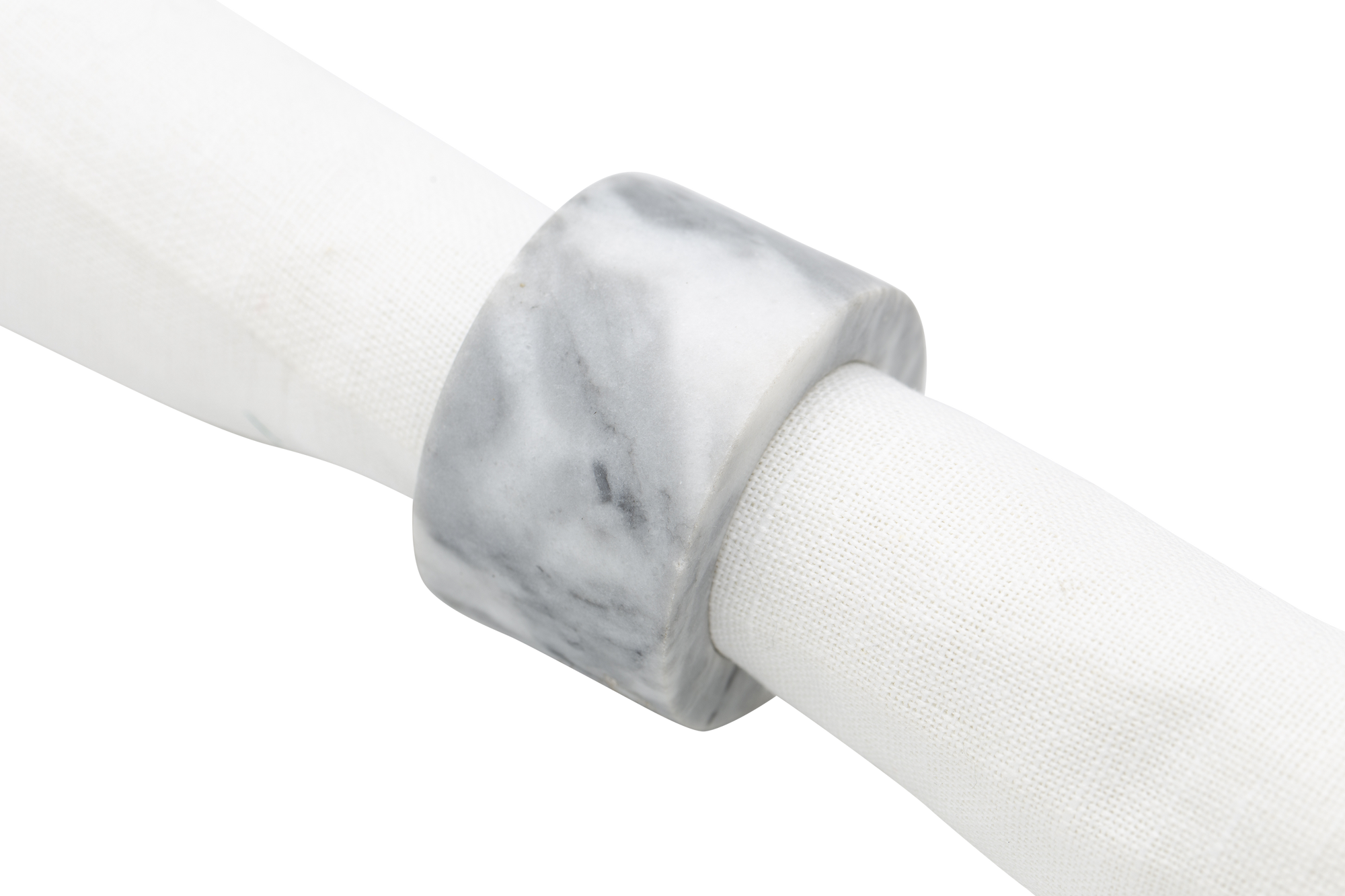 ANNEAU DE SERVIETTE MAUREEN BLANC
