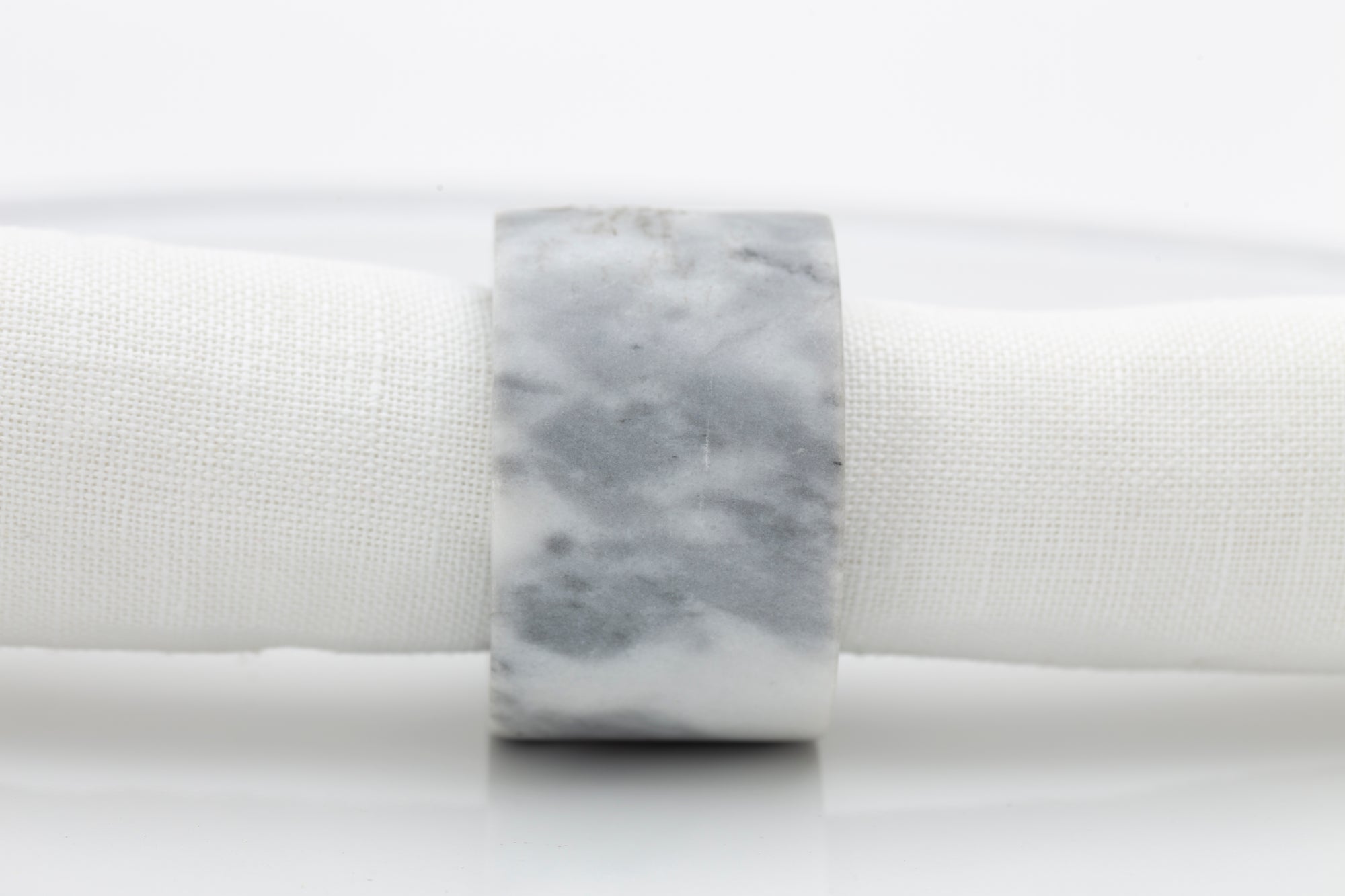 ANNEAU DE SERVIETTE MAUREEN BLANC