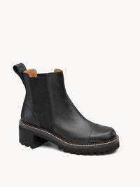 BASEPLUS_Black SHORT BOOTS - Black