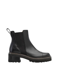 BASEPLUS_Black SHORT BOOTS - Black