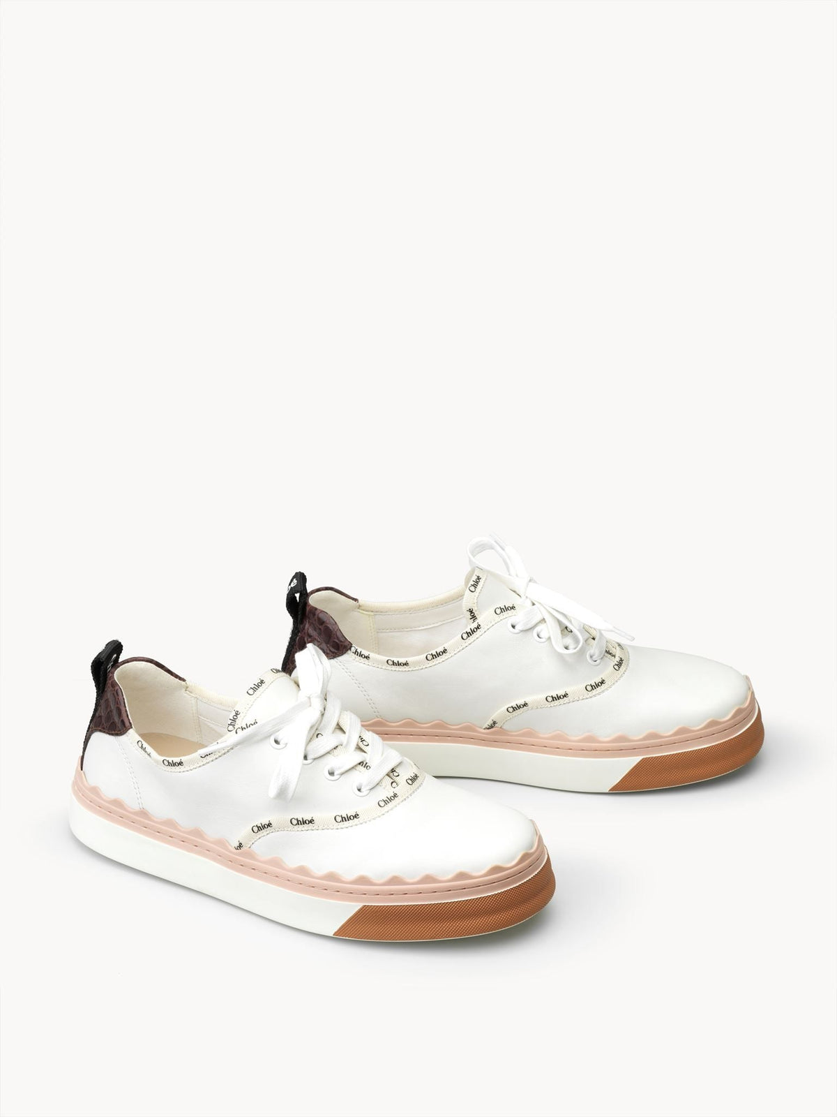 White & Beige SNEAKERS - White & Beige