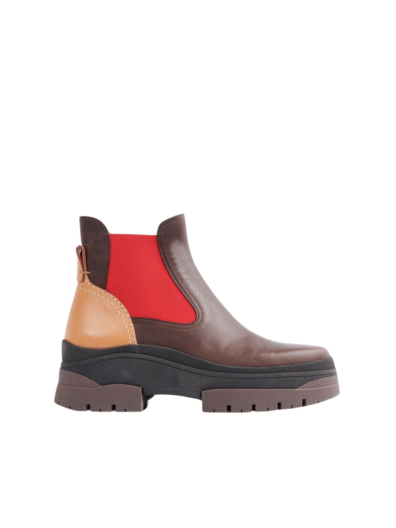 DÉJÀ VU 2pcs Bottines Cassidie en cuir - Koc testa di moro