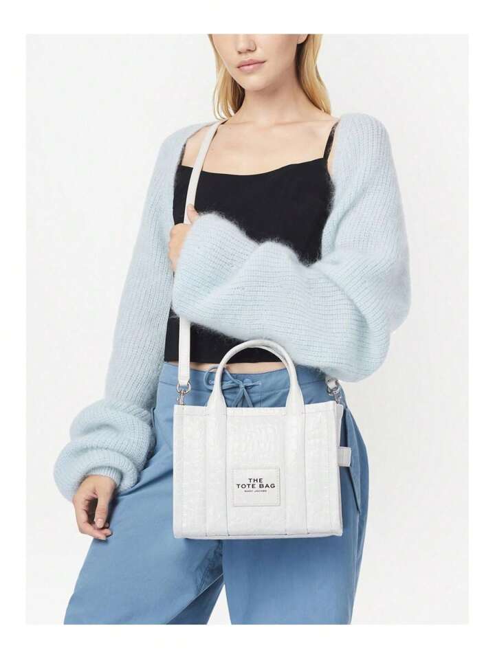 Petit sac The Tote Bag en cuir - Ivory