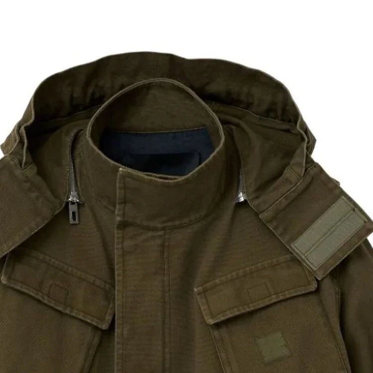 Veste cargo en toile oversize - Kelp