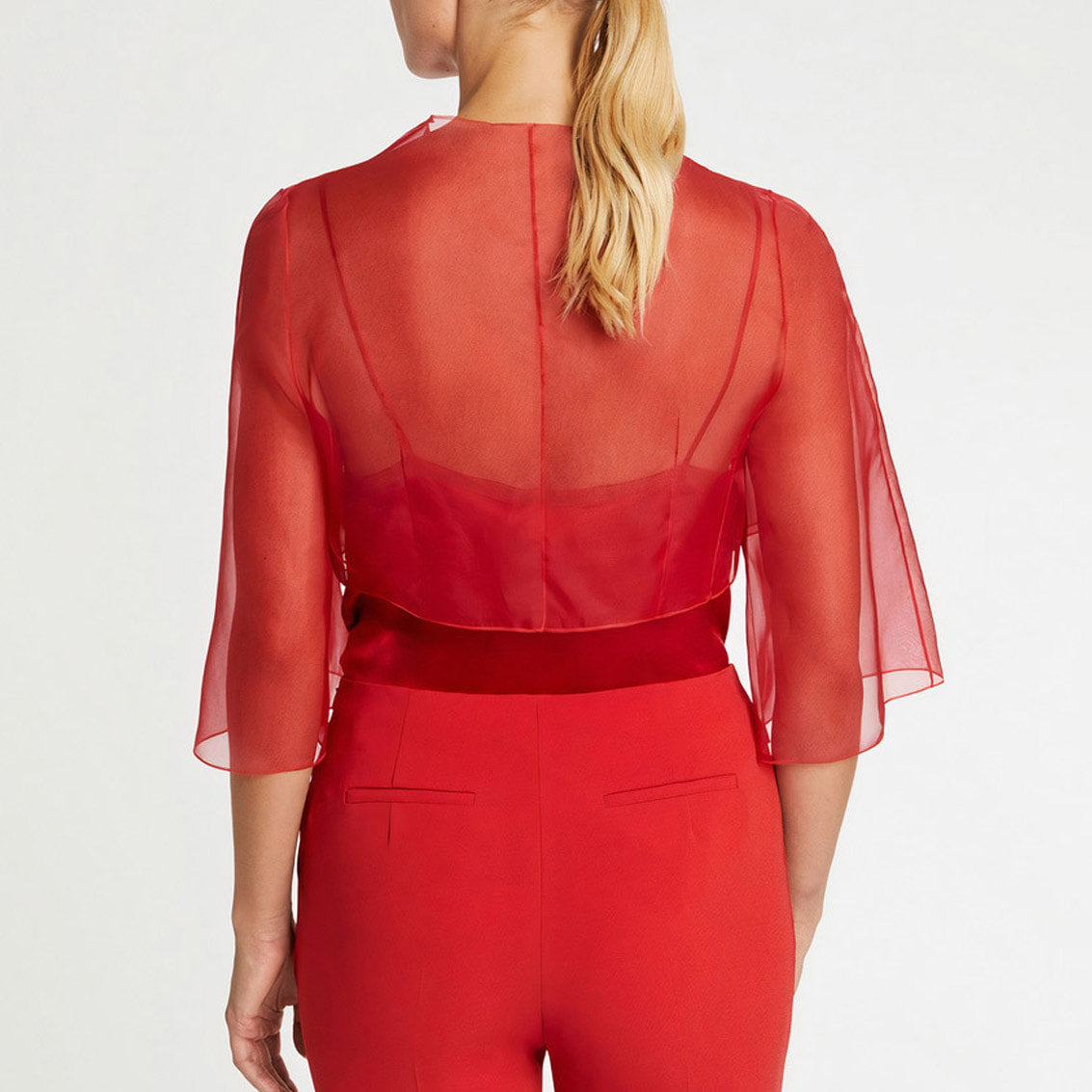 Veste boléro courte - Rouge