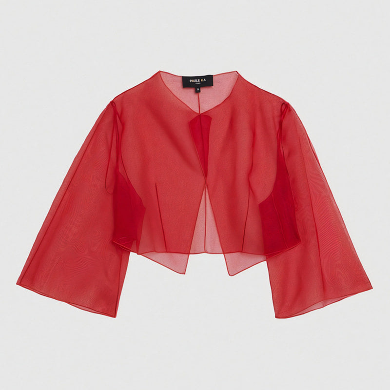 Veste boléro courte - Rouge