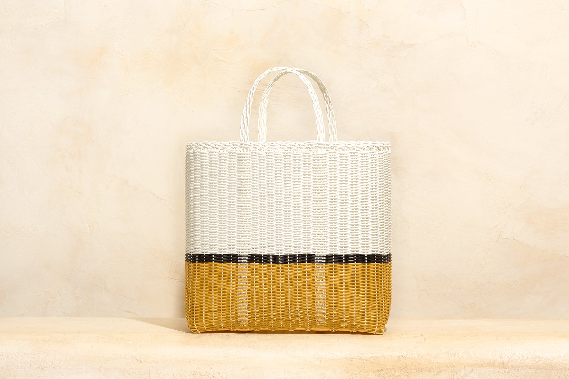 BLANC/NOIR/SHAMMY PANIER PANAMA M