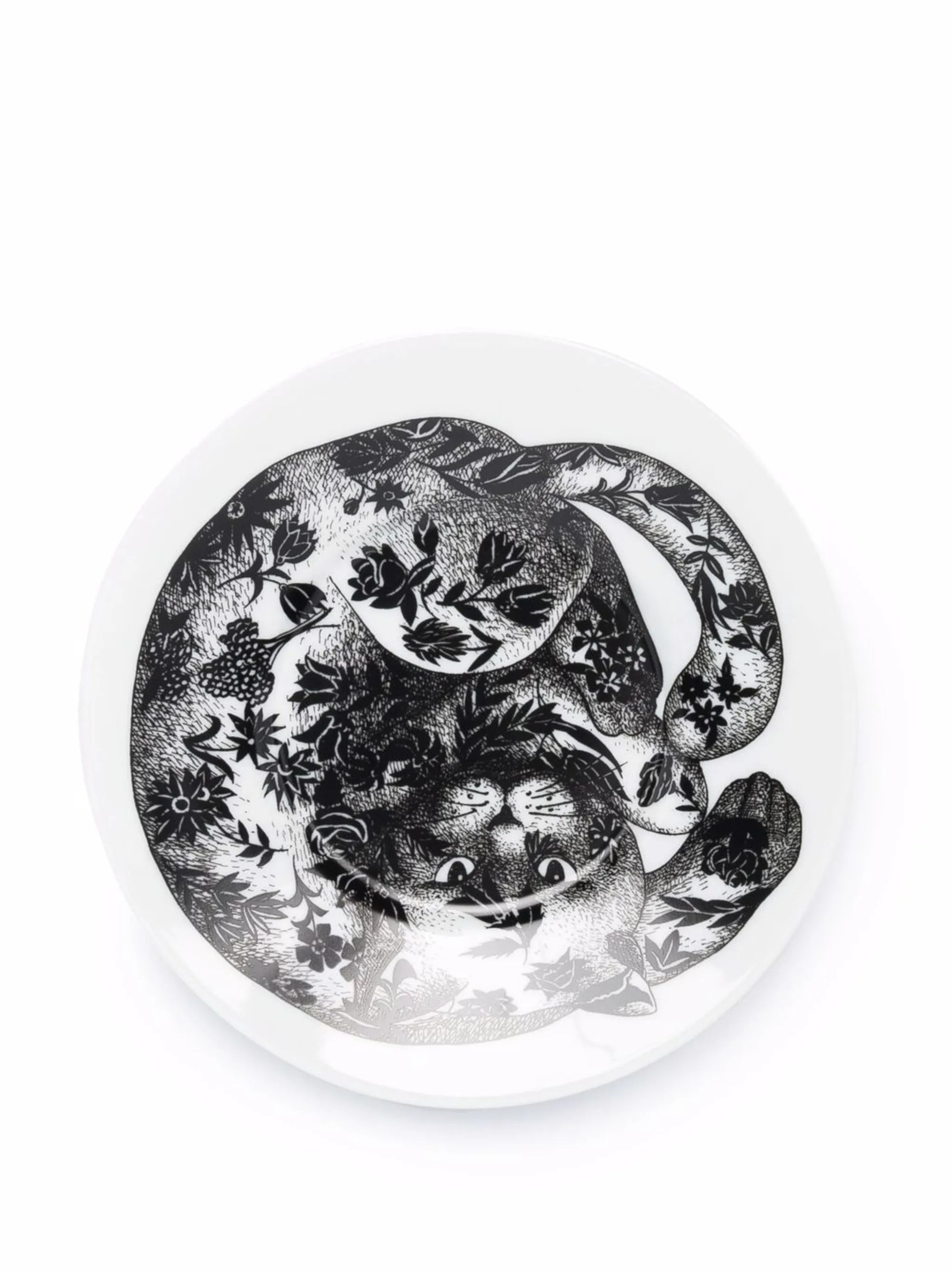High Fidelity Fiorato ceramic teacup - Black & White