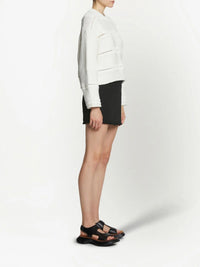 Jupe courte en tweed - Black
