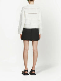 Jupe courte en tweed - Black