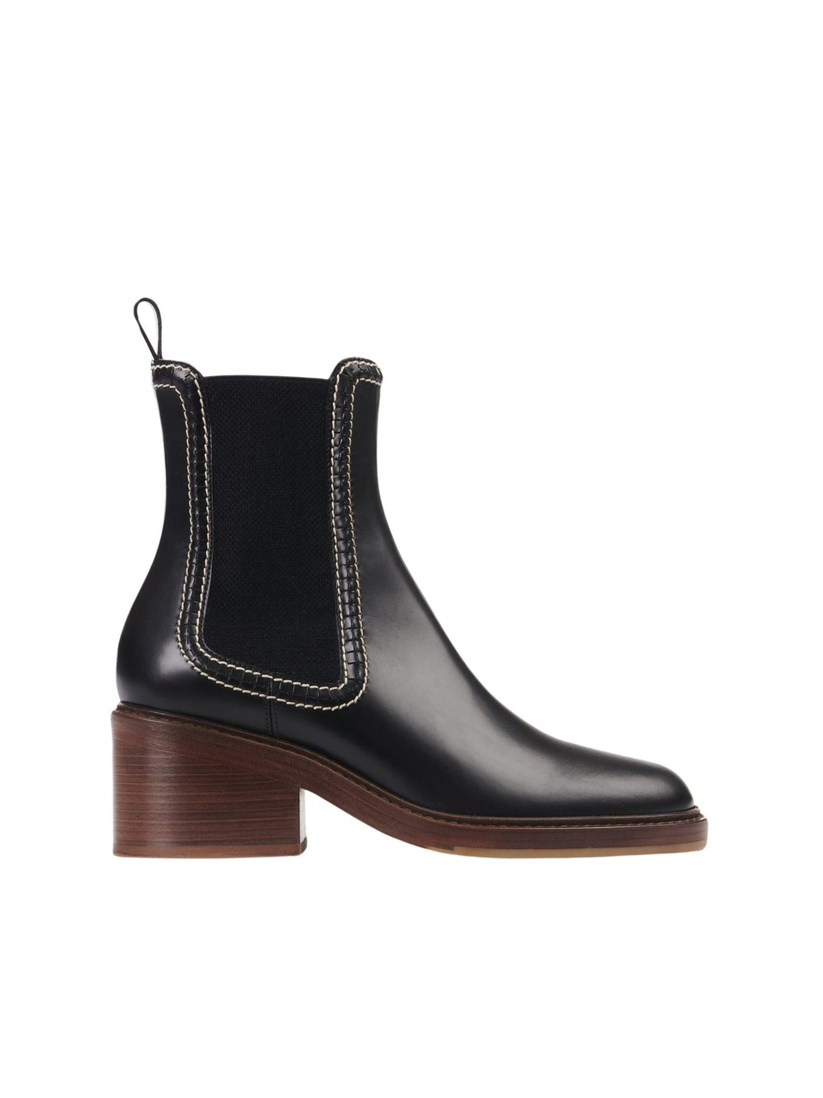 BASEPLUS_Black ANKLE BOOTS - Black