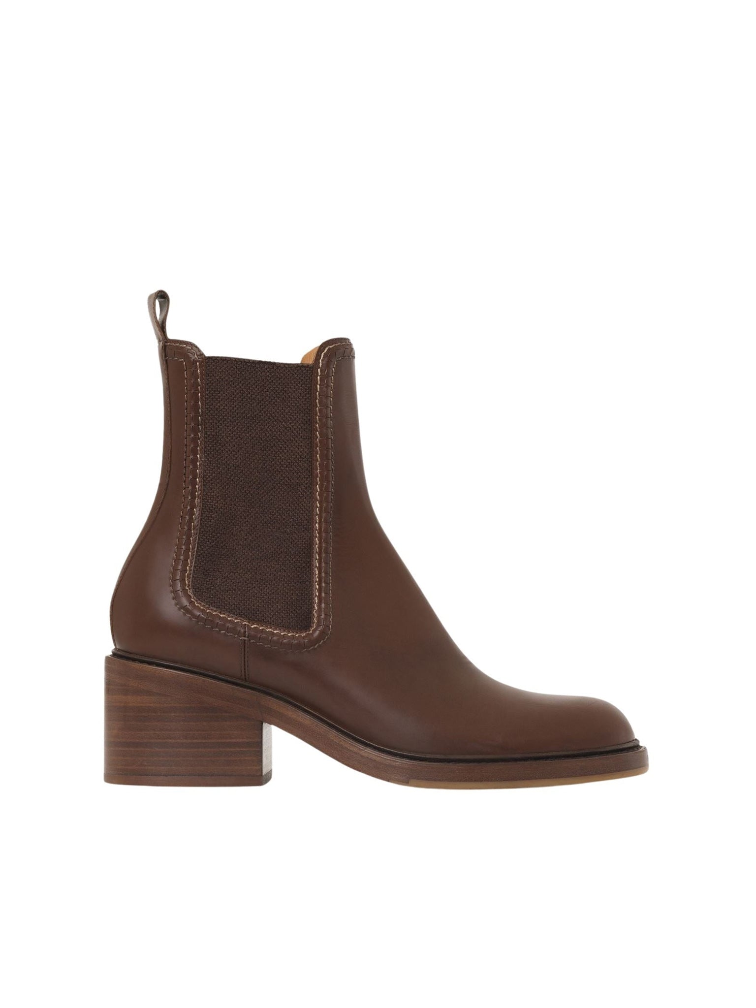 Bottines chelsea Mallo en cuir - Brunet Brown