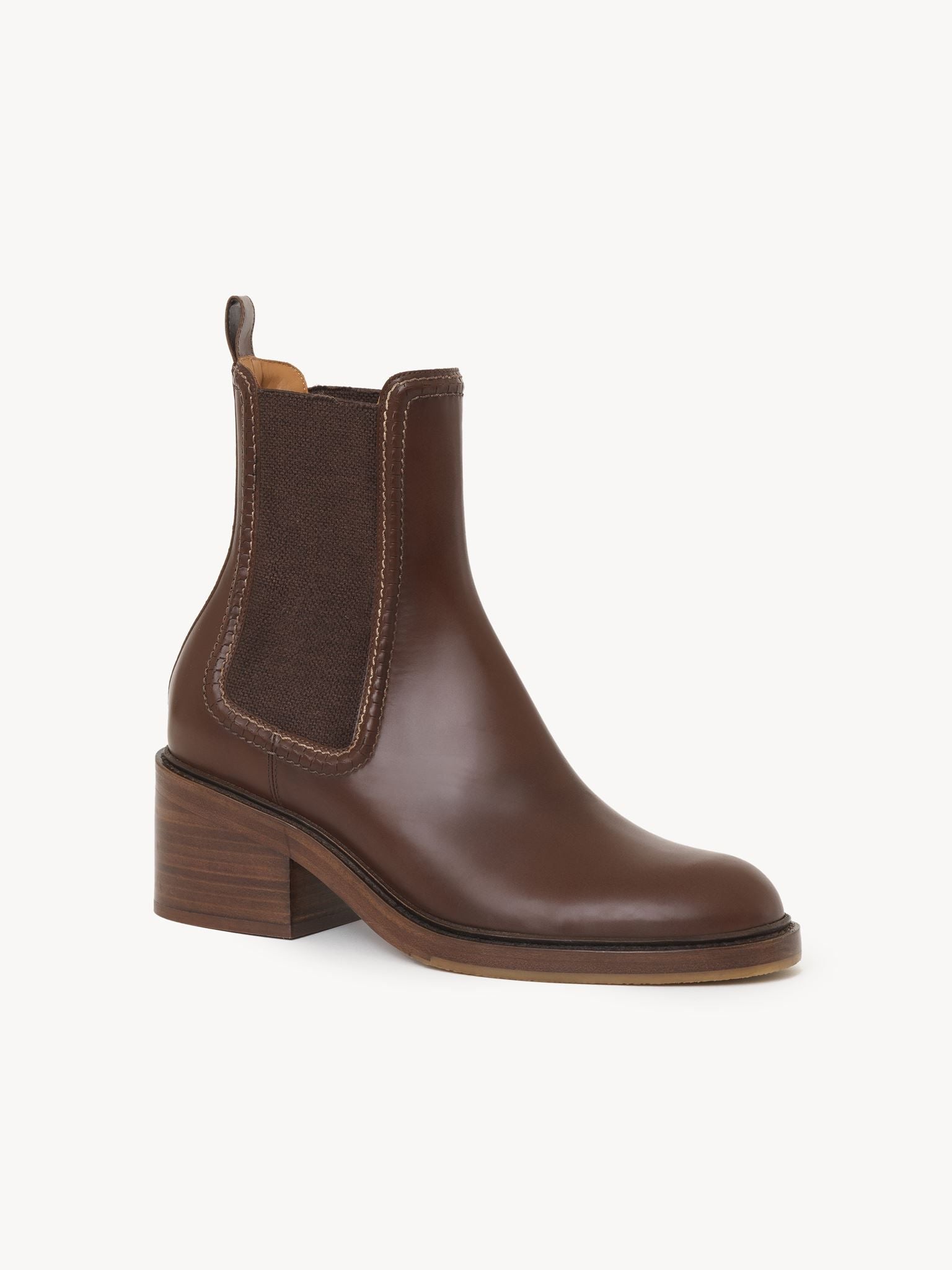Bottines chelsea Mallo en cuir - Brunet Brown