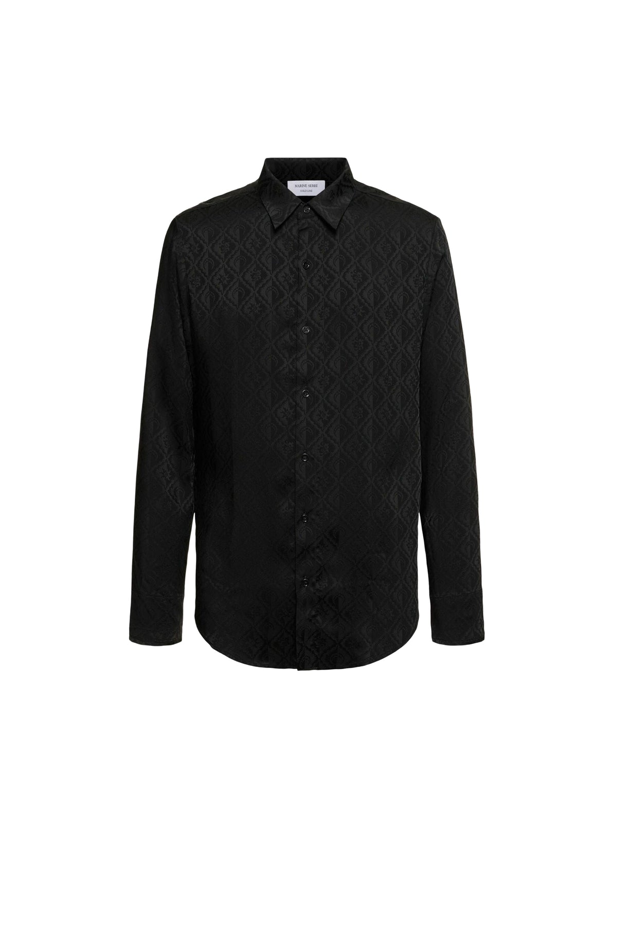 Chemise boutonnée en jacquard Moon Diamant - Black