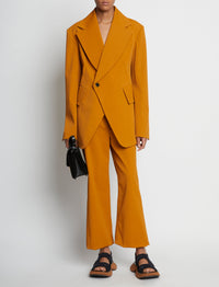 Blazer structuré et croisé - Caramel