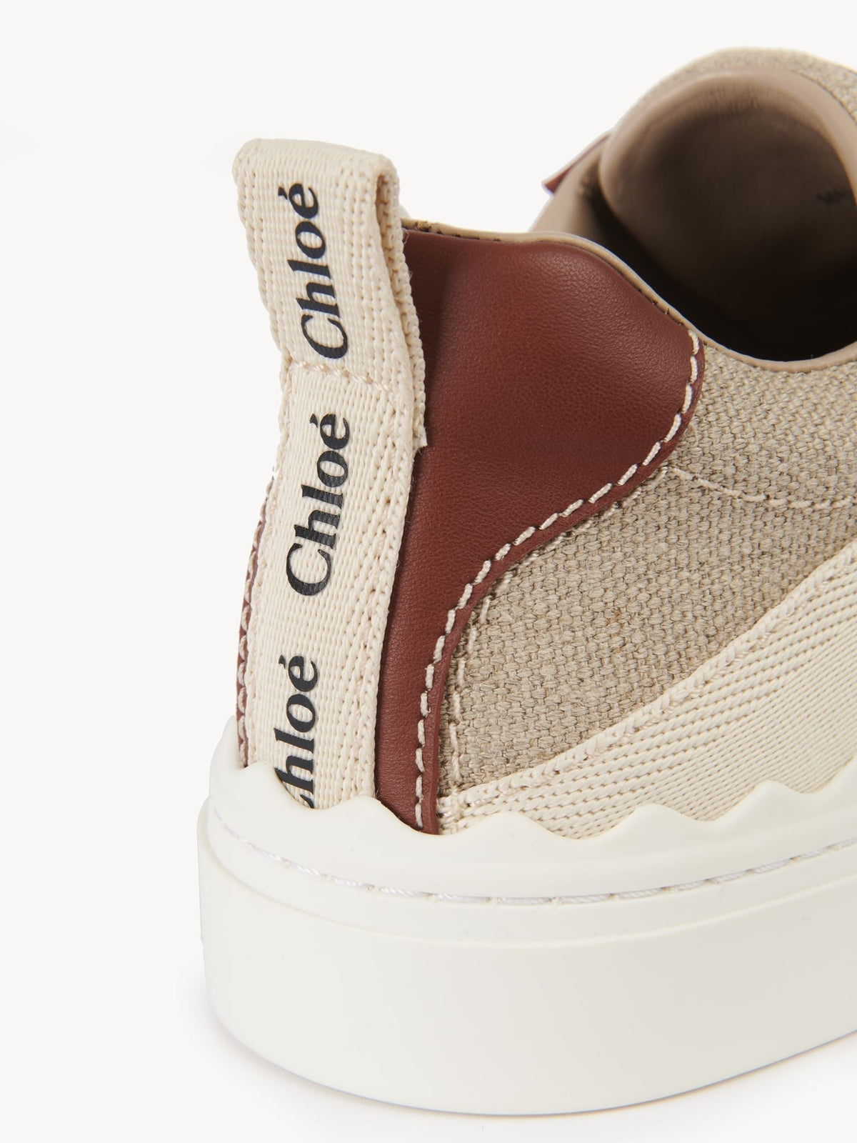 White & Brown SNEAKERS - White & Brown