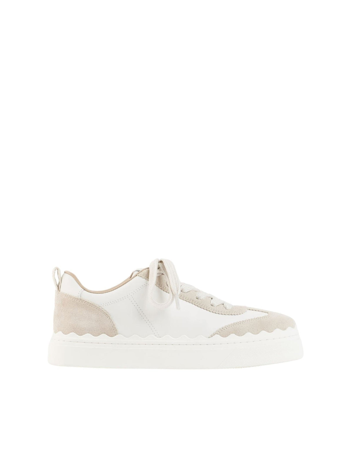 White & Beige SNEAKERS - White & Beige