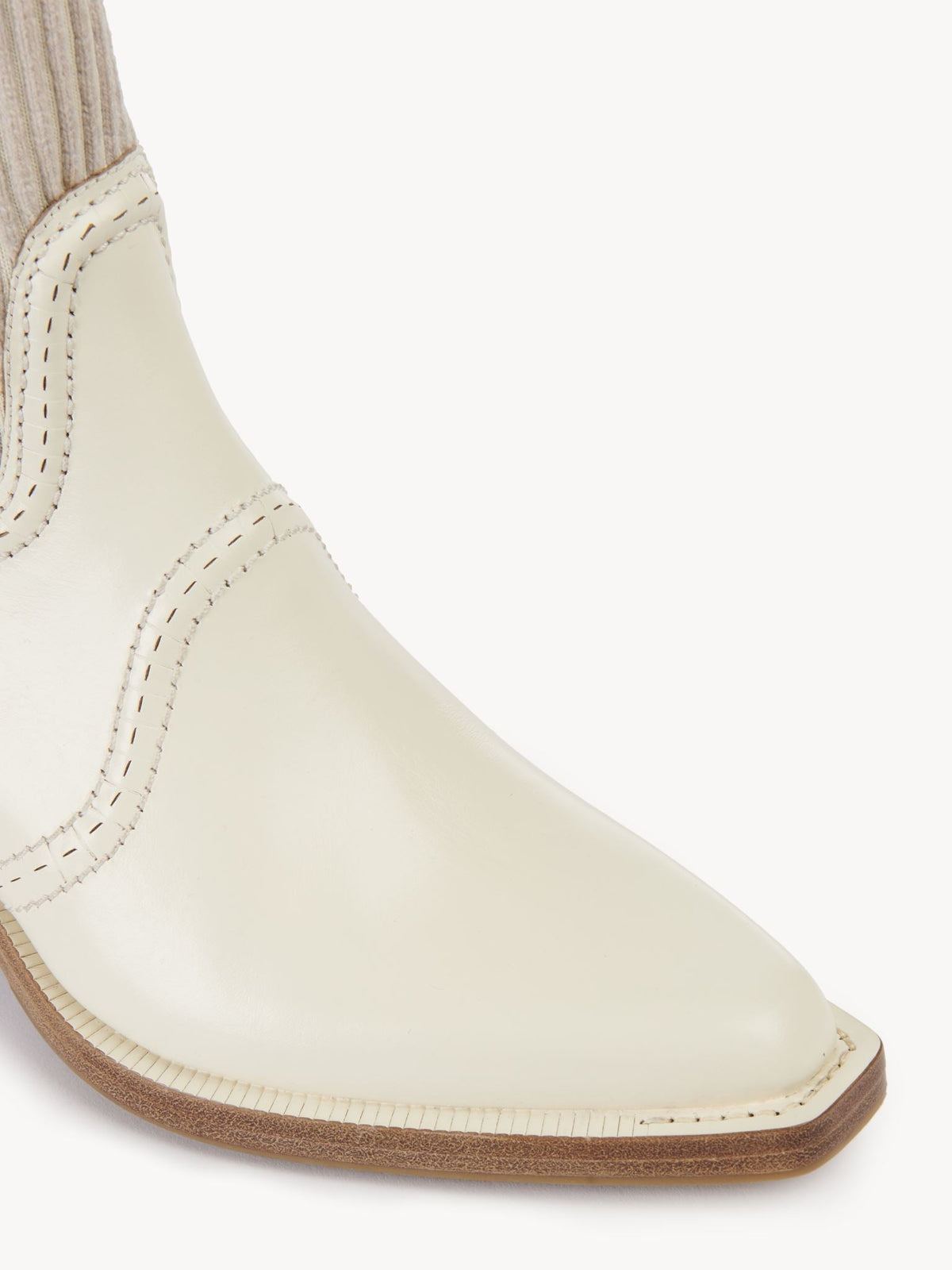 Eggshell ANKLE BOOTS - Eggshell