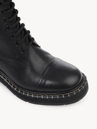 BASEPLUS_Black ANKLE BOOTS - Black
