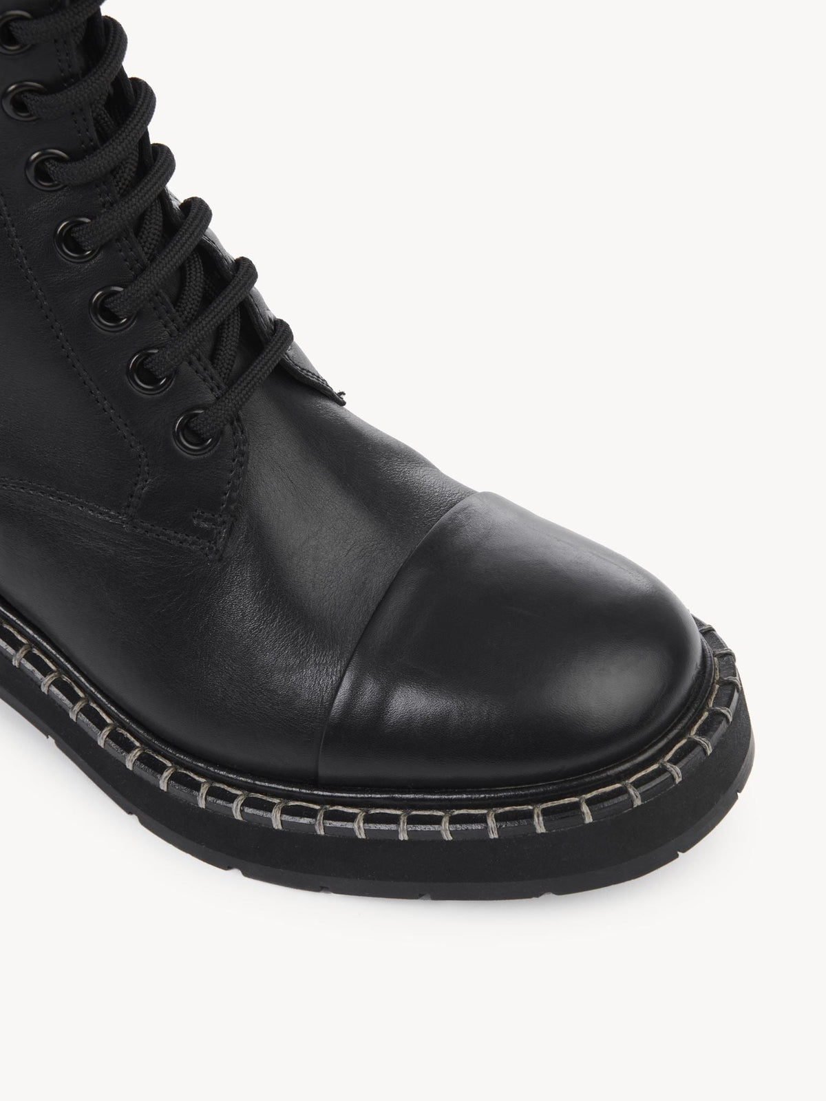 BASEPLUS_Black ANKLE BOOTS - Black