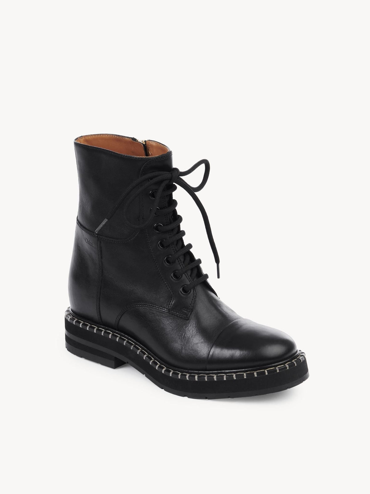 BASEPLUS_Black ANKLE BOOTS - Black