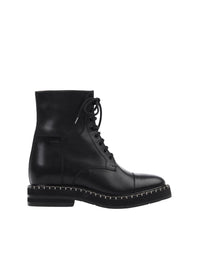 BASEPLUS_Black ANKLE BOOTS - Black