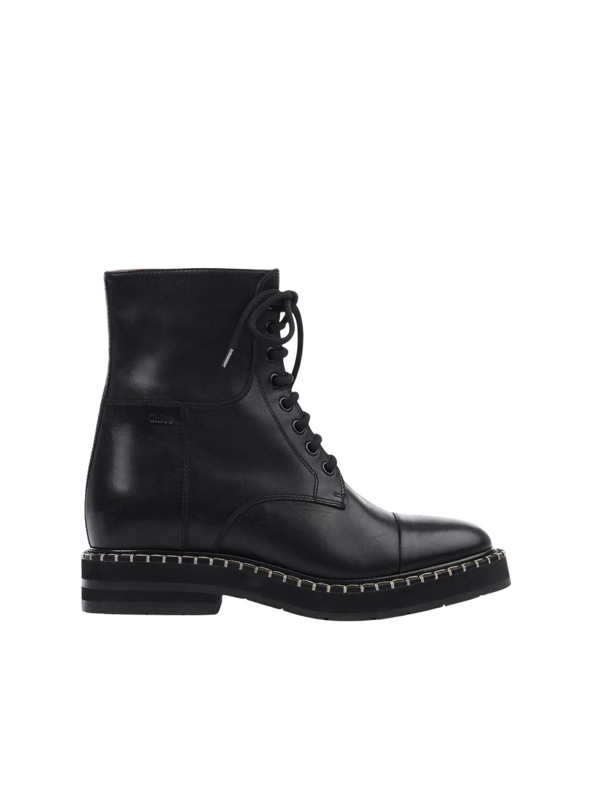 BASEPLUS_Black ANKLE BOOTS - Black