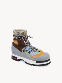 Blue & Brown ANKLE BOOTS - Blue & Brown