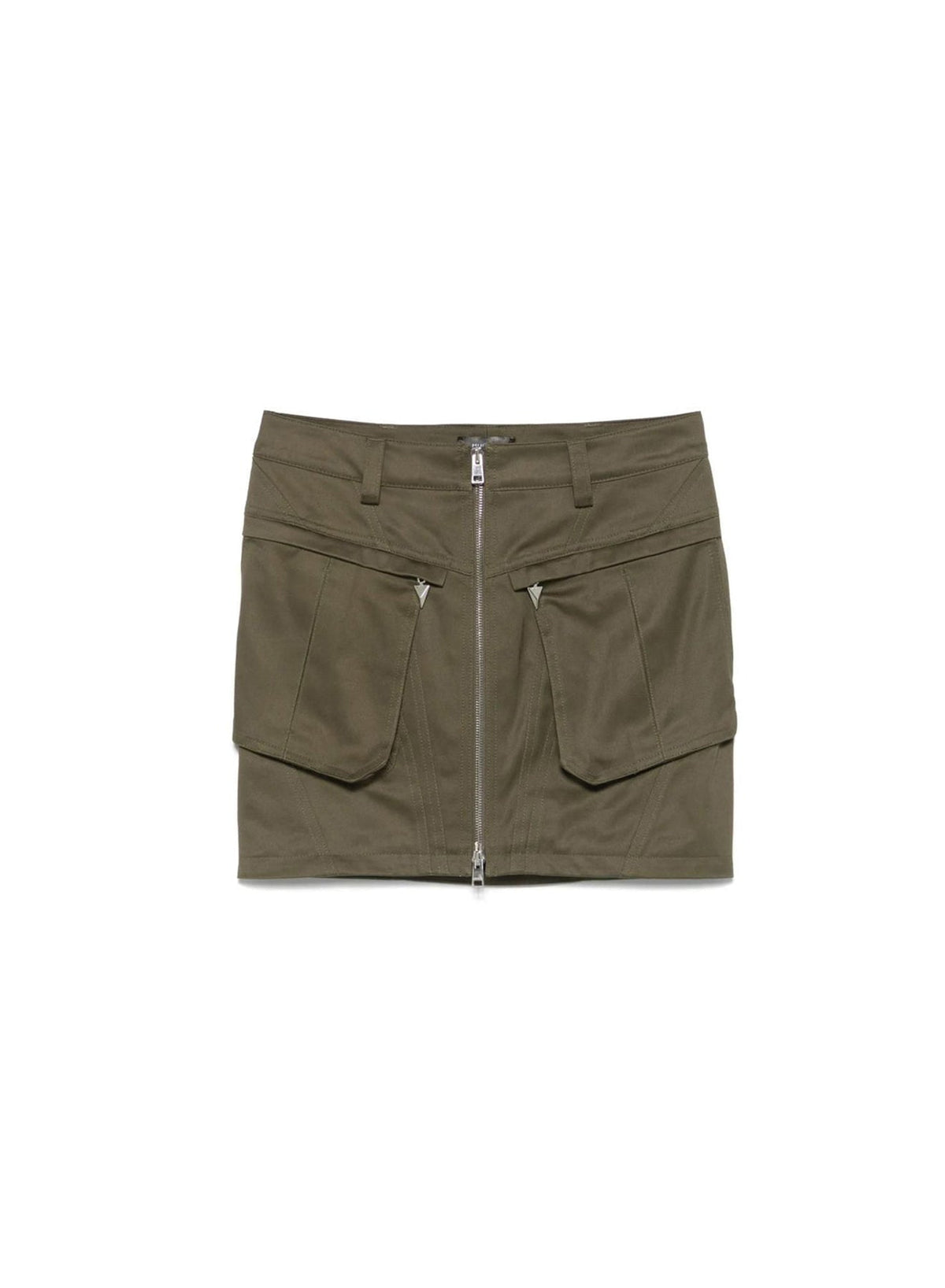 KAKI // kaki cargo skirt