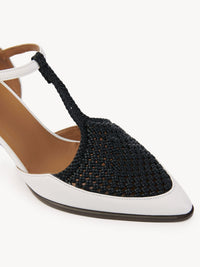White & Black PUMP - White & Black