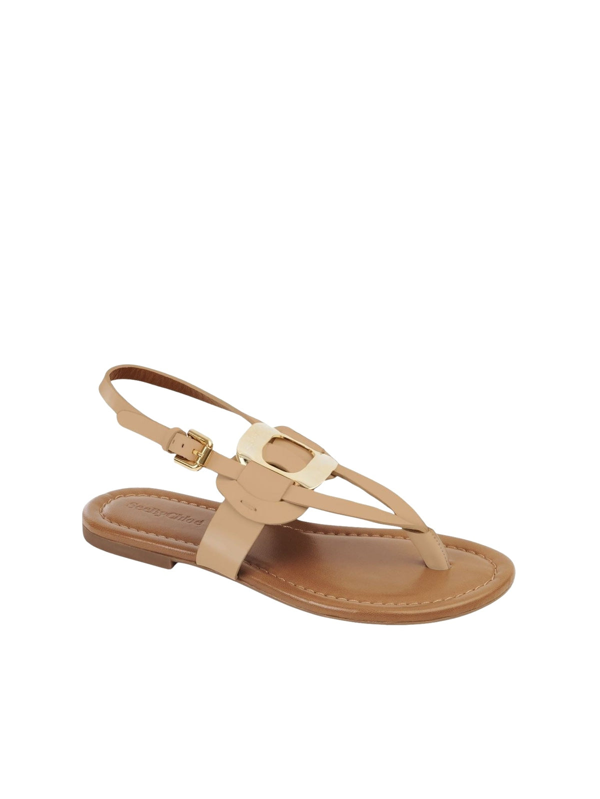 Cuoio FLAT SANDALS - Cuoio