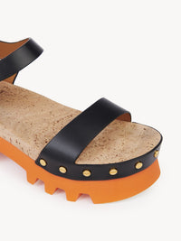 Black FLAT SANDALS - Black