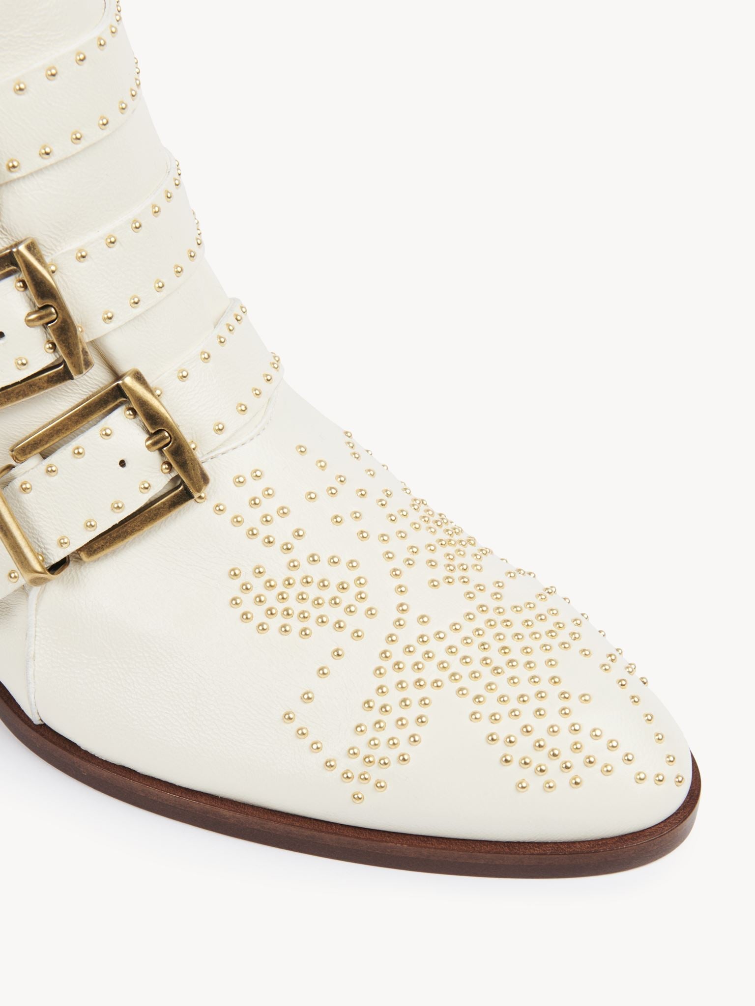 Bottines Susanna en cuir - Soft White