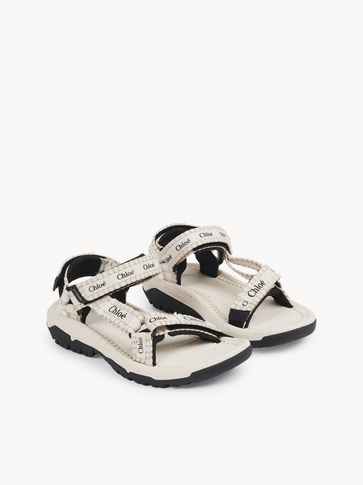 Natural White FLAT SANDALS - Natural White