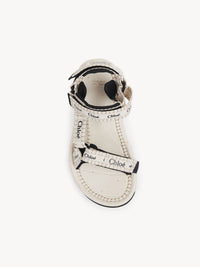 Natural White FLAT SANDALS - Natural White