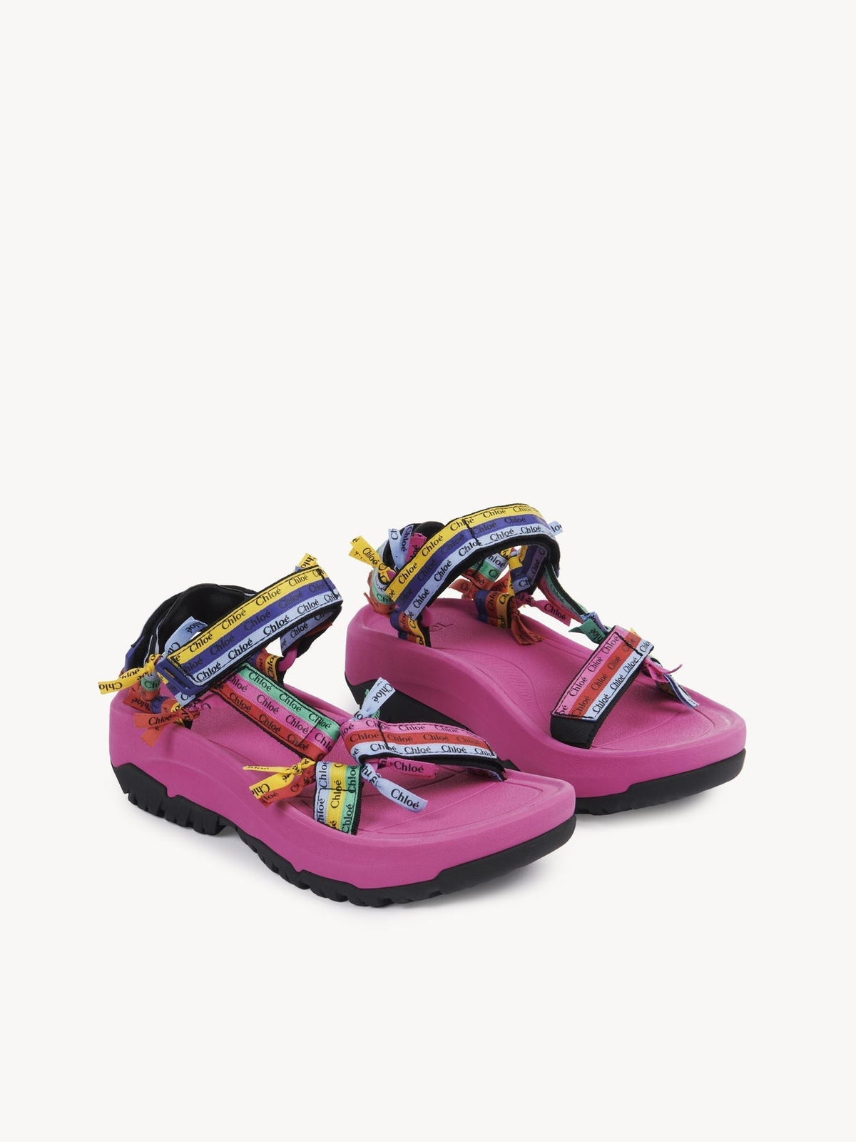 Multicolor Pink FLAT SAN - Multicolor Pink
