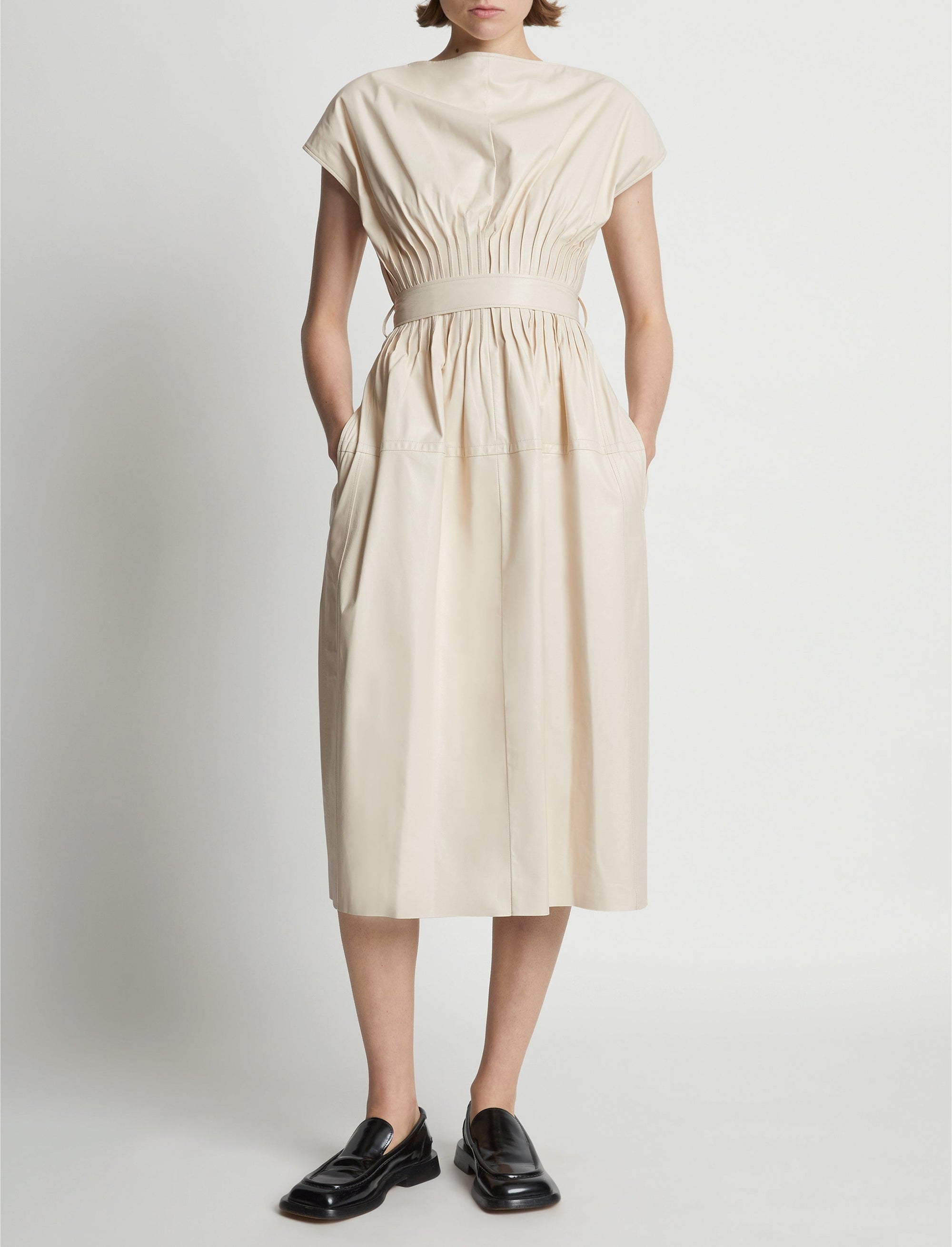 Robe Pinktuck en cuir - Blush
