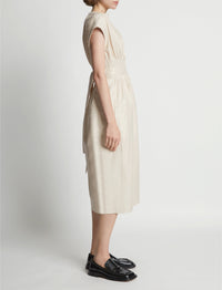 Robe Pinktuck en cuir - Blush