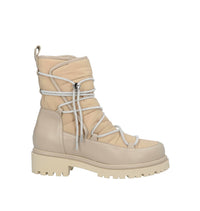 Bottes Aspen en cuir - Beige & Crystal